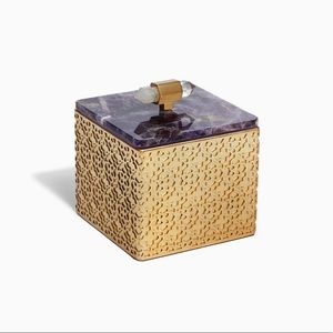 KENDRA SCOTT LIMITED EDITION NEW IN BOX filigree box in chevron amethyst!